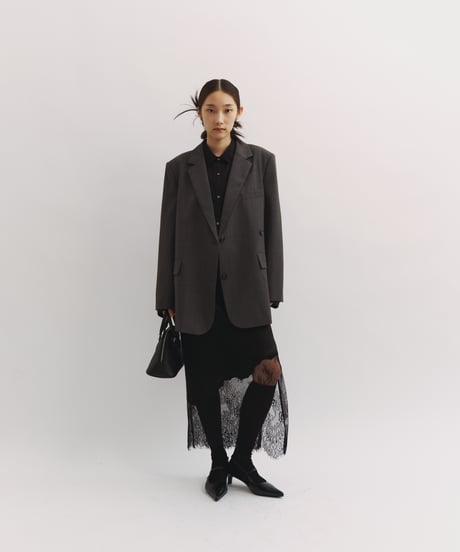 【FINE】wool tailored jacket/3color