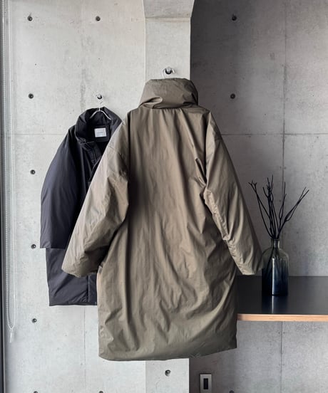 ＜予約販売＞long puffer overcoat/3color