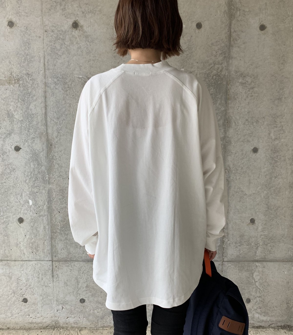 raglan sleeve cotton long cut sew/3colors | F A... ファシルFASHIRUラグランスリーブcottonロング丈カットソーA20316