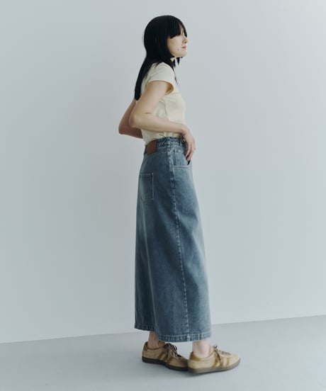 【FINE】twist waist denimt skirt / 3size