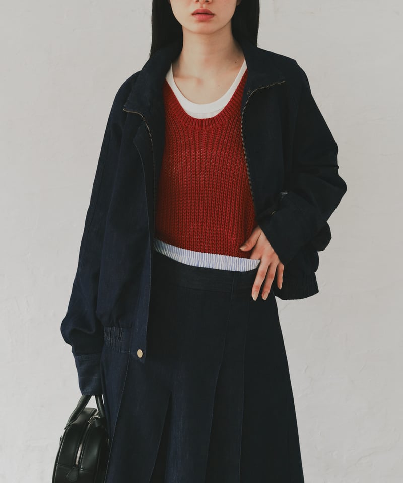 FASHIRU デニムブルゾン oversized denim jacket/2color（setup対応） | F A S