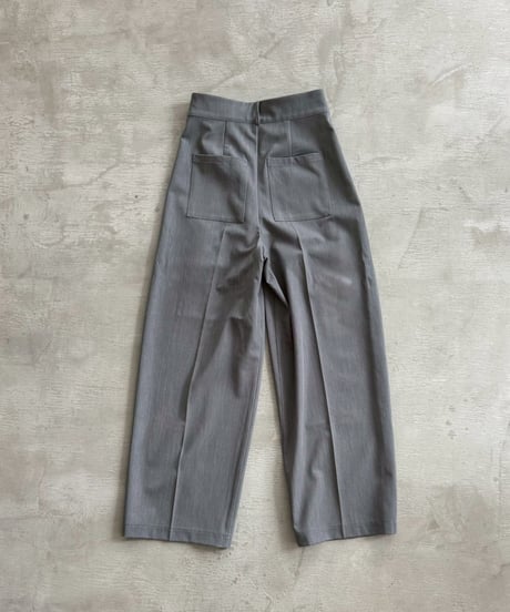 adjustable waist tuck slacks / 2color / 3size