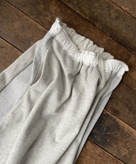 side rib sweat skirt/2color