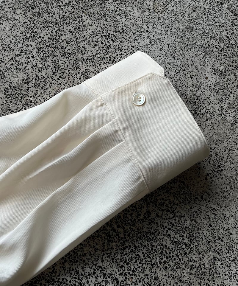 FINE】wrap stand collar shirt / 2color | F A S