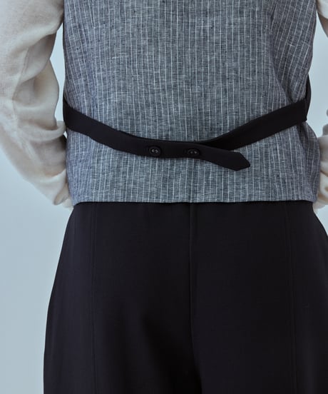 【FINE】dual fabric vest（セットアップ対応）