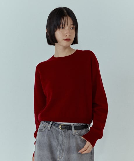 wool basic knit/3color