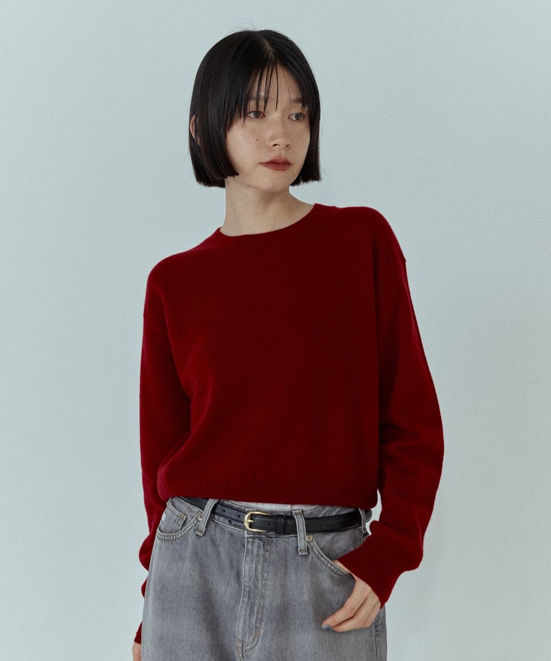 新品♦︎未使用 BANDEL BASIC CREW NECK KNIT Ⅳ(L) BASIC U NECK KNIT LS – RUDE GALLERY OFFICIAL ONLINE SHOP