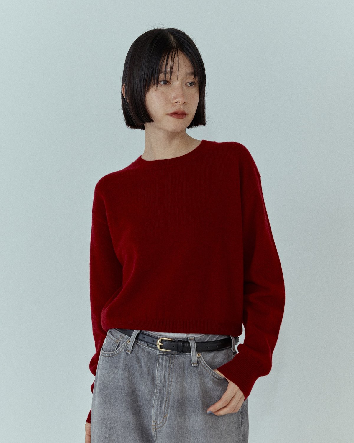 wool basic knit/3color | F A S H I R U