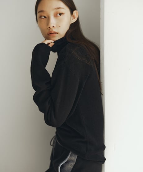 【FINE】sheer turtle knit/4color