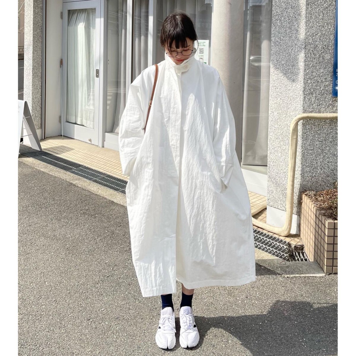 FASHIRU ロングコート 新品 タグ付き FASHIRU ステンカラーロング 
