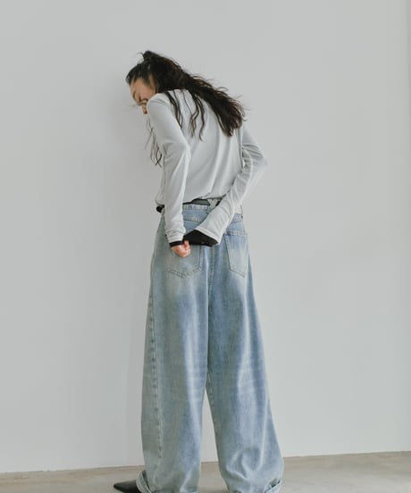 power net sheer pullover/4color