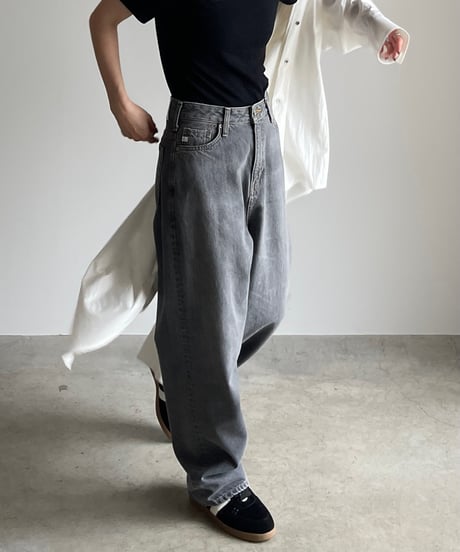 ［FASHIRU × SOMETHING］baggy fit Jeans(Japan made)/3size/3color