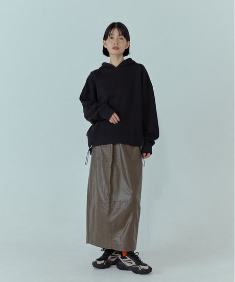 square leather skirt 2size/2color