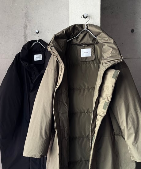 ＜予約販売＞long puffer overcoat/3color
