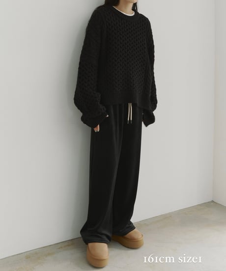 corduroy straight pants/3color/3size