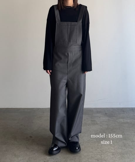 【FINE】minimal suits salopette/3size