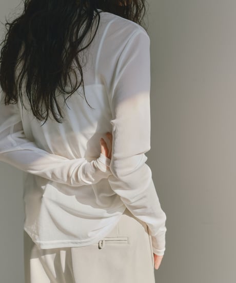 power net sheer pullover/4color