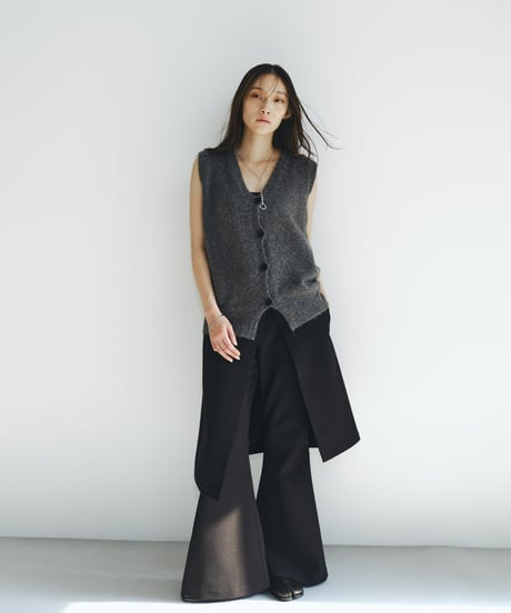 【FINE】flared trousers & wrap skirt