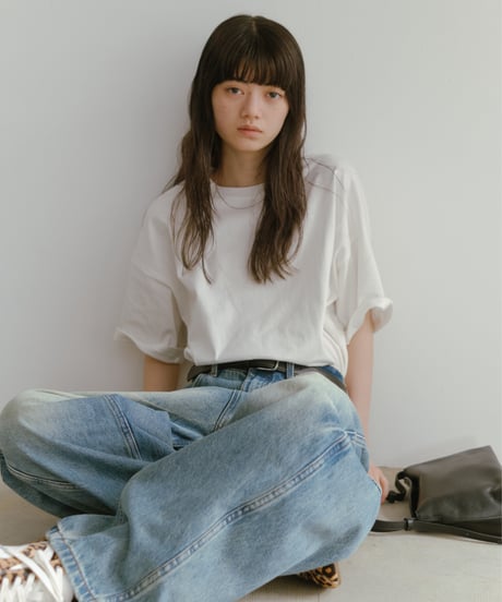 linen-like easy tee/4color
