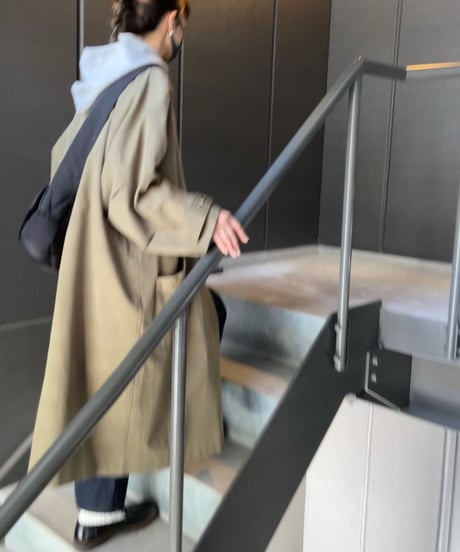 soutien collar coat - middle/3color
