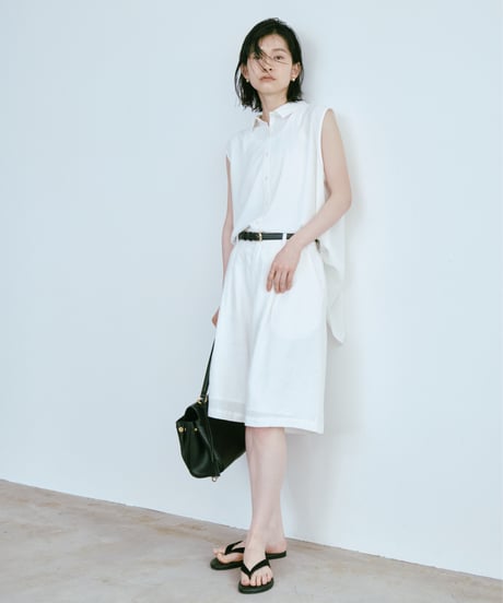 soft sleeveless airy blouse