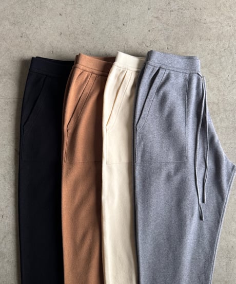 knit track pants　4color/2size