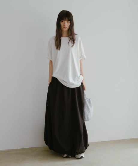 cotton balloon skirt/2color