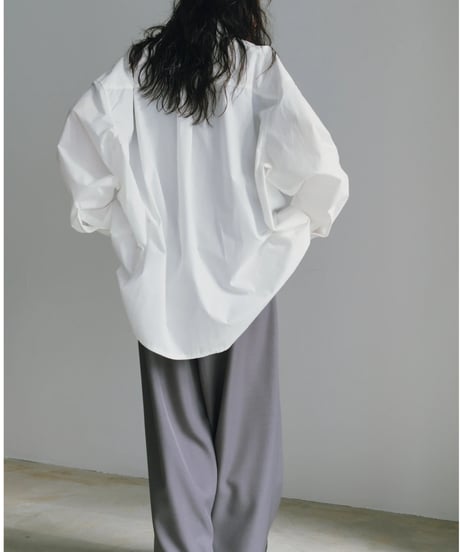 oversize shirt （white/yellow/pink）/3color