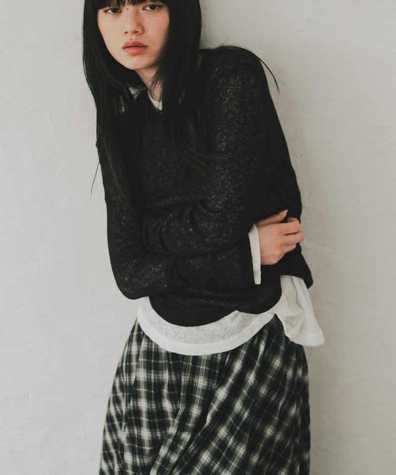 新品＊ fashiru  シアーニット sheer knit/2type/5color | F A S H I R U
