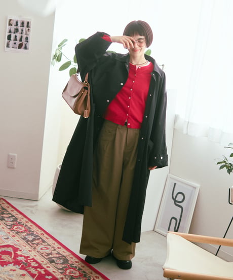 wide chino slacks/3size/3color