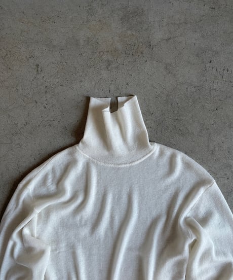 【FINE】sheer turtle knit/4color
