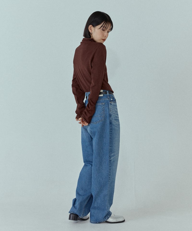 FASHIRU × SOMETHING］baggy fit Jeans(Japan made