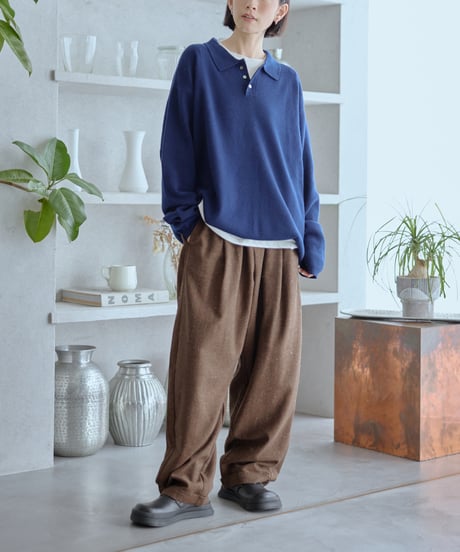 big polo knit [long sleeve] /2color
