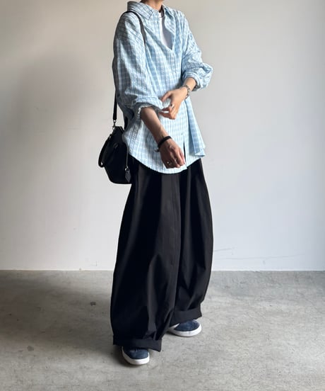 volume balloon pants/2color