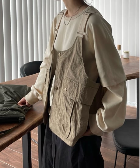 nylon fishing vest/2color