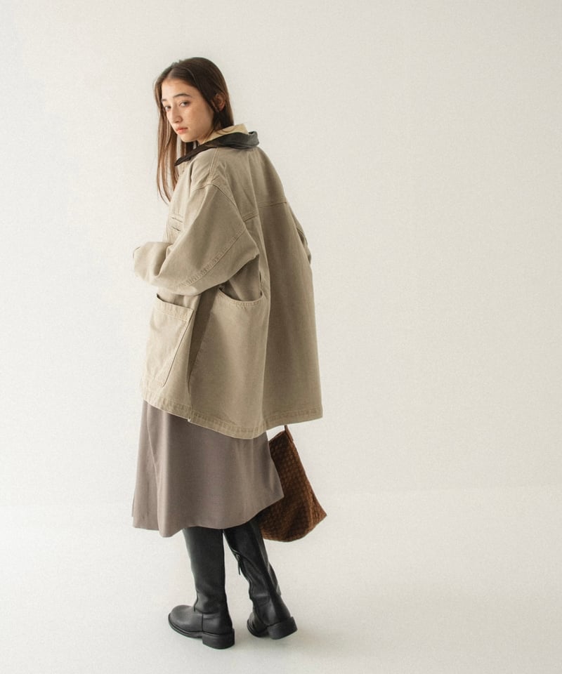 vintage collar denim jacket/2color | F A S H I R U