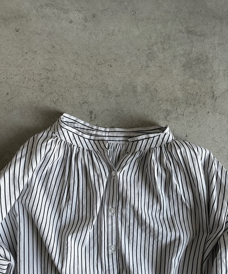 stripe gather OP/2color