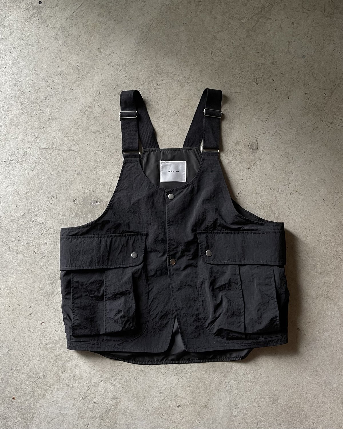 nylon fishing vest/2colors | F A S H I R U
