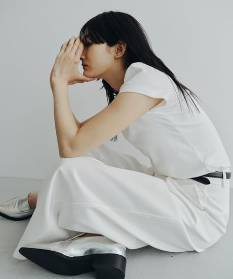 【FINE】tuck wide trousers/3size