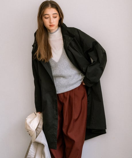 relaxed wool knit vest/3color