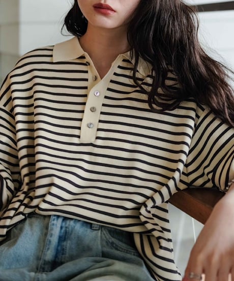 big polo knit / 2color