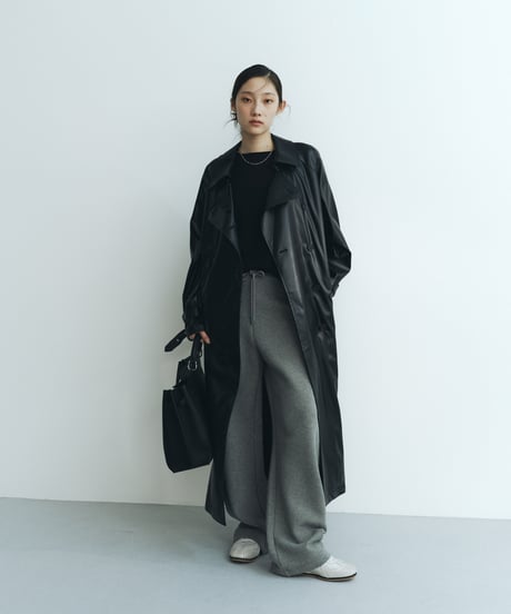 【FINE】sheer drape long sleeve/2color