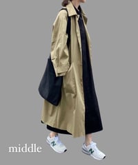 【予約】soutien collar coat - middle/3color