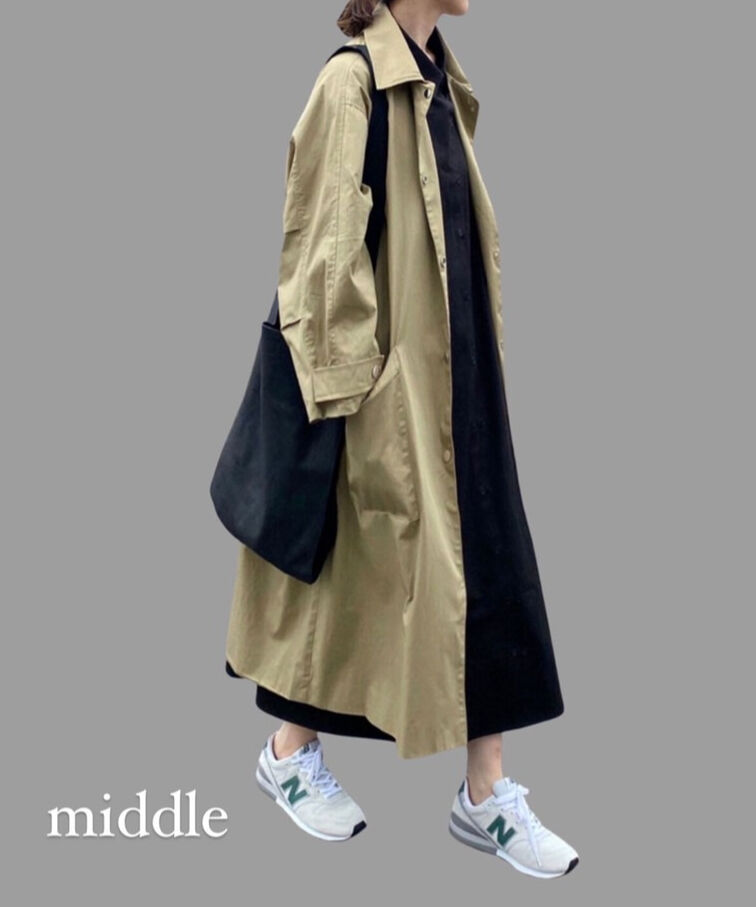 soutien collar coat -middle-/3colors | F A S H 