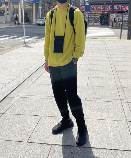 raglan sleeve cotton long cut sew/3color