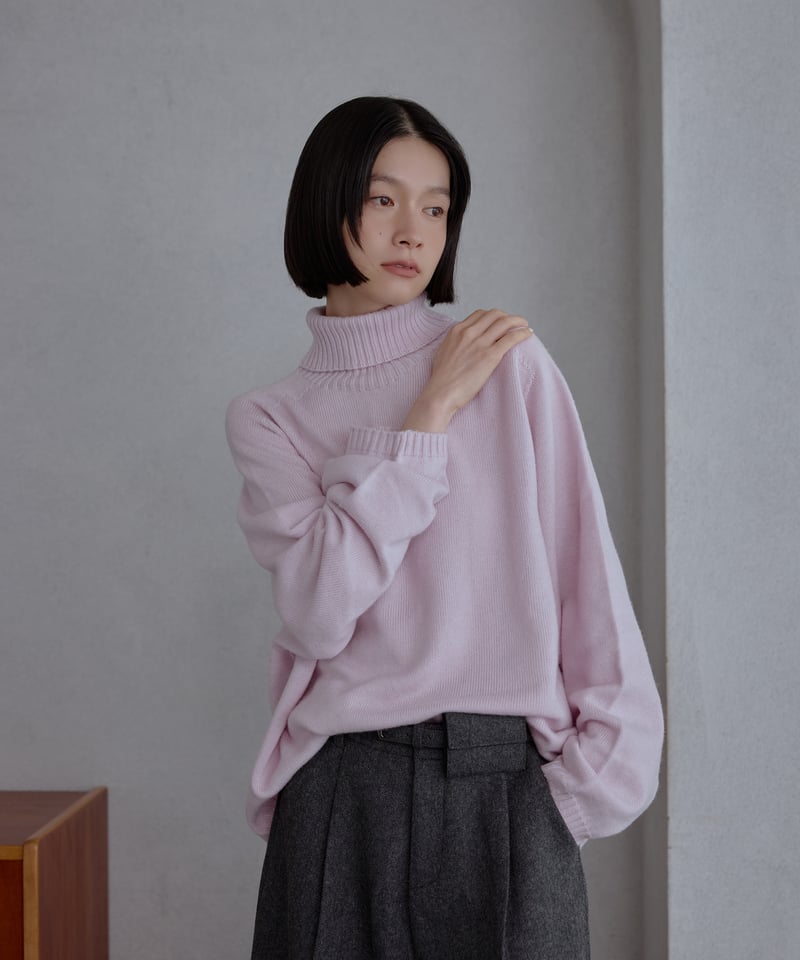 wool blend high neck knit/6color | F A S H I R U