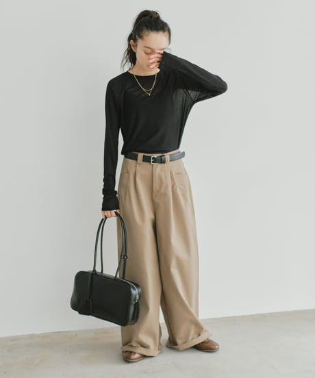 power net sheer pullover/4color