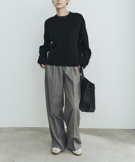 【FINE】straight-leg trousers/2color/3size