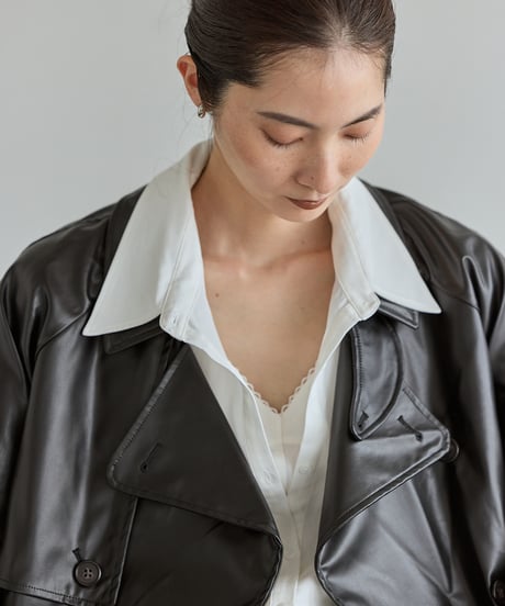 【FINE】camisole layered shirt/2color