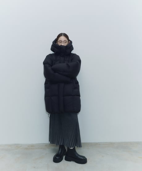 【FINE】hoodie down coat/3color<送料無料>